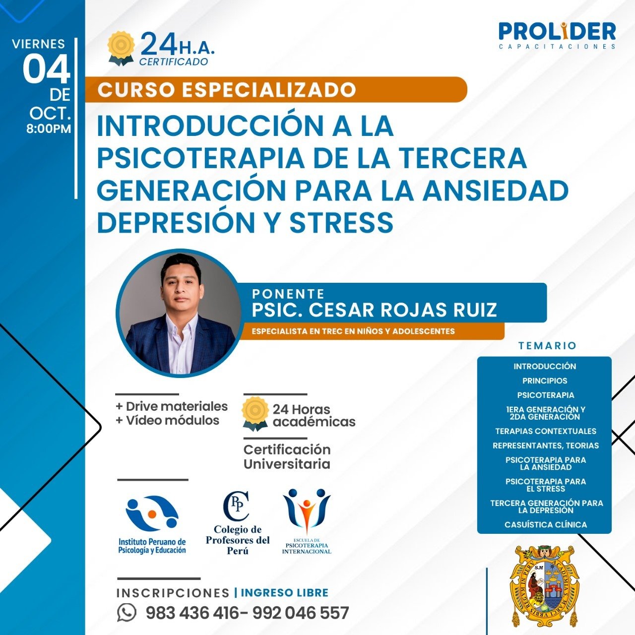 INTRODUCCION PSICOTERAPIA TERCERA GENERACION PARA LA ANSIEDAD, DEPRESIÓN Y ESTRESS