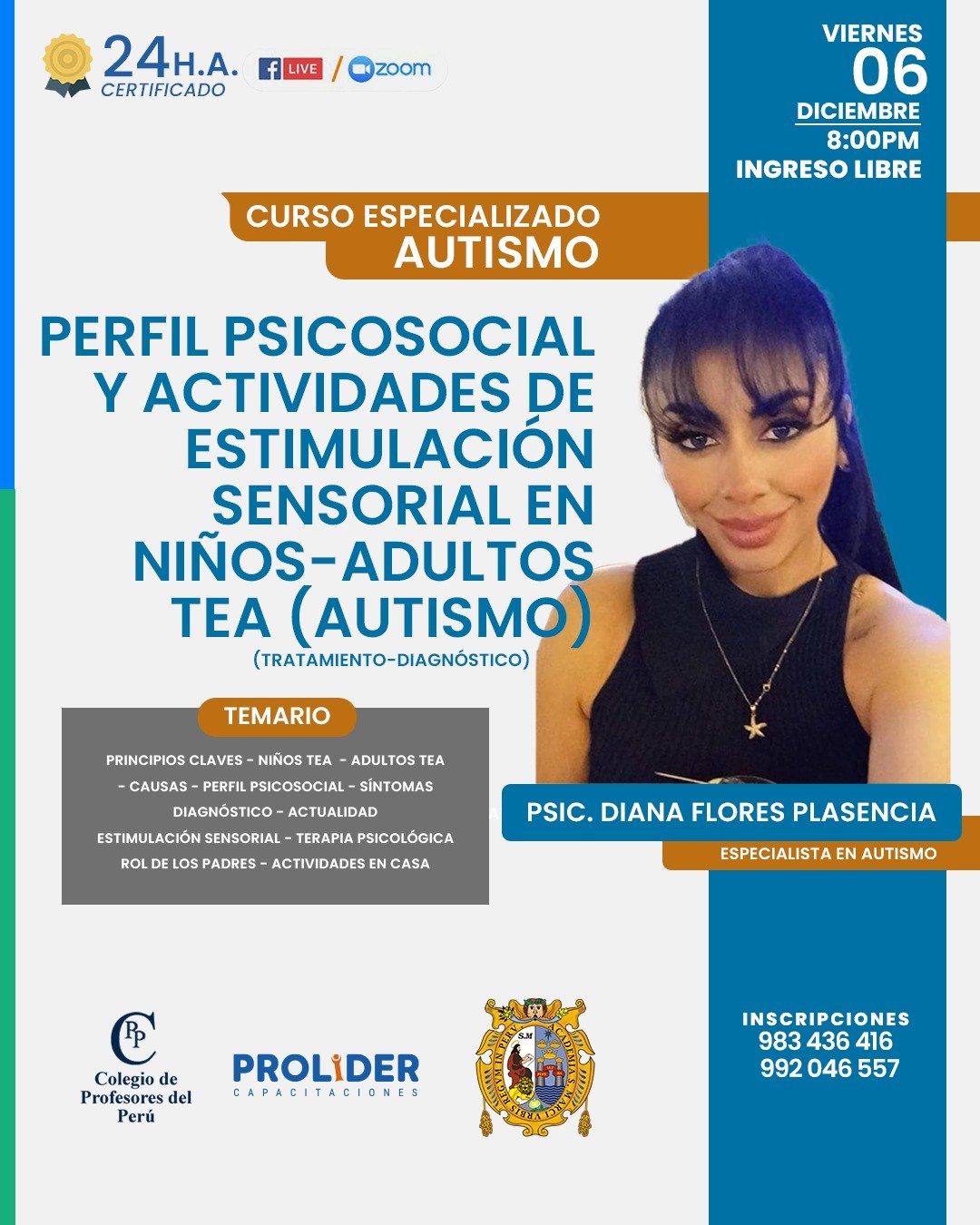 PERFIL PSICOSOCIAL Y ACTIVIDADES DE ESTIMULACIÓN SENSORIAL EN NIÑOS Y ADULTOS TEA